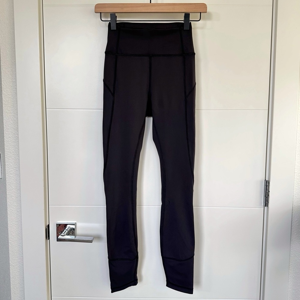 Lululemon In Movement 7/8 Tight *Everlux Black Size 2